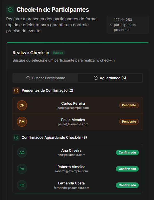 Check-in Rápido